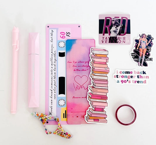 Swiftie Era Book Annotation Kit – Taylor Swift-Inspired Surprise Bookish Gift Bag