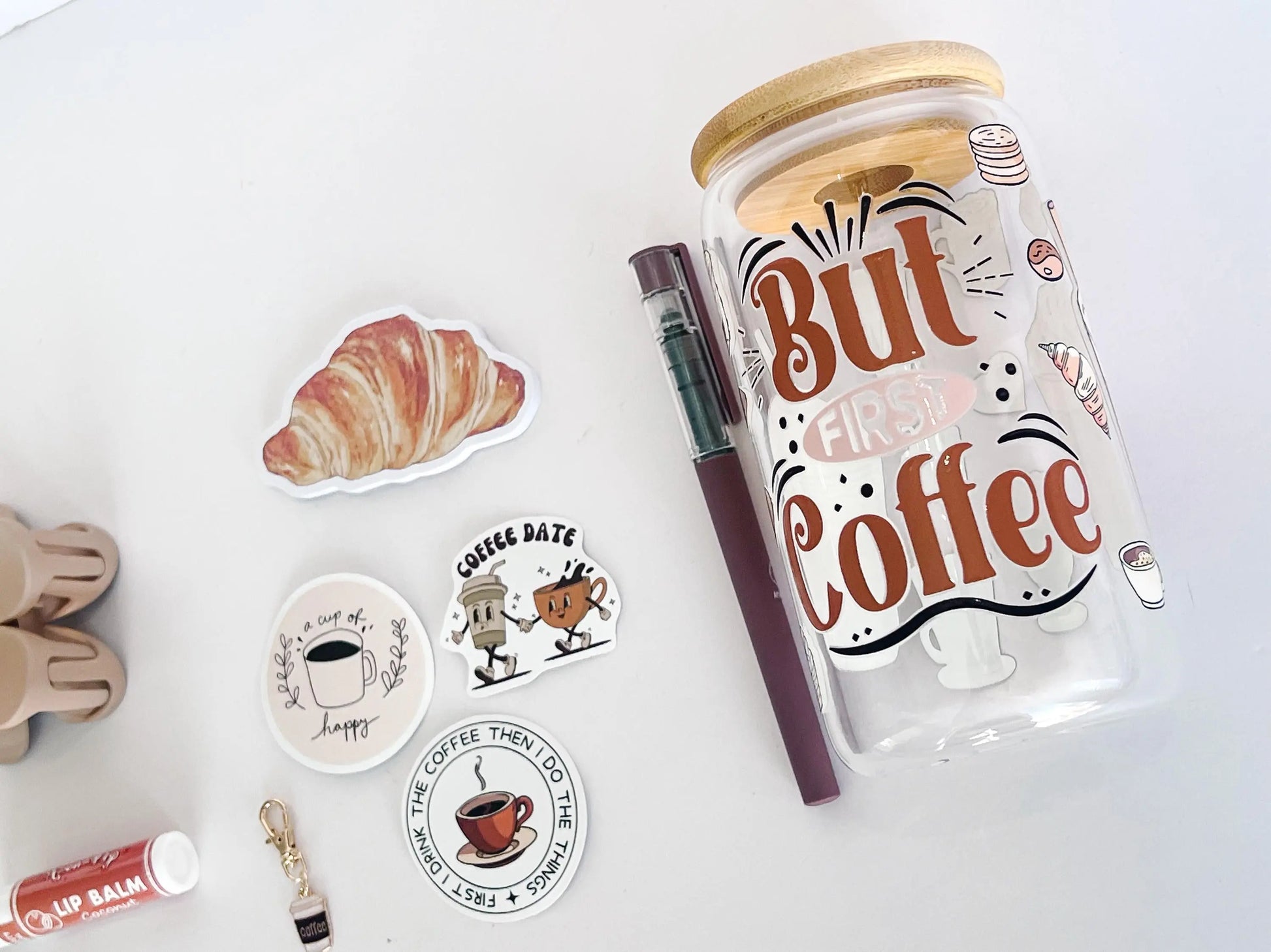 Coffee Lover Gift Kit – Tumbler, Socks & Cute Caffeine-Inspired Accessories