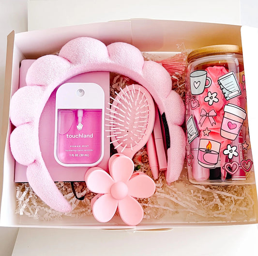 Deluxe Gift Kit – Aesthetic Stationery & Beauty and Self Care Gift Set with Tumbler