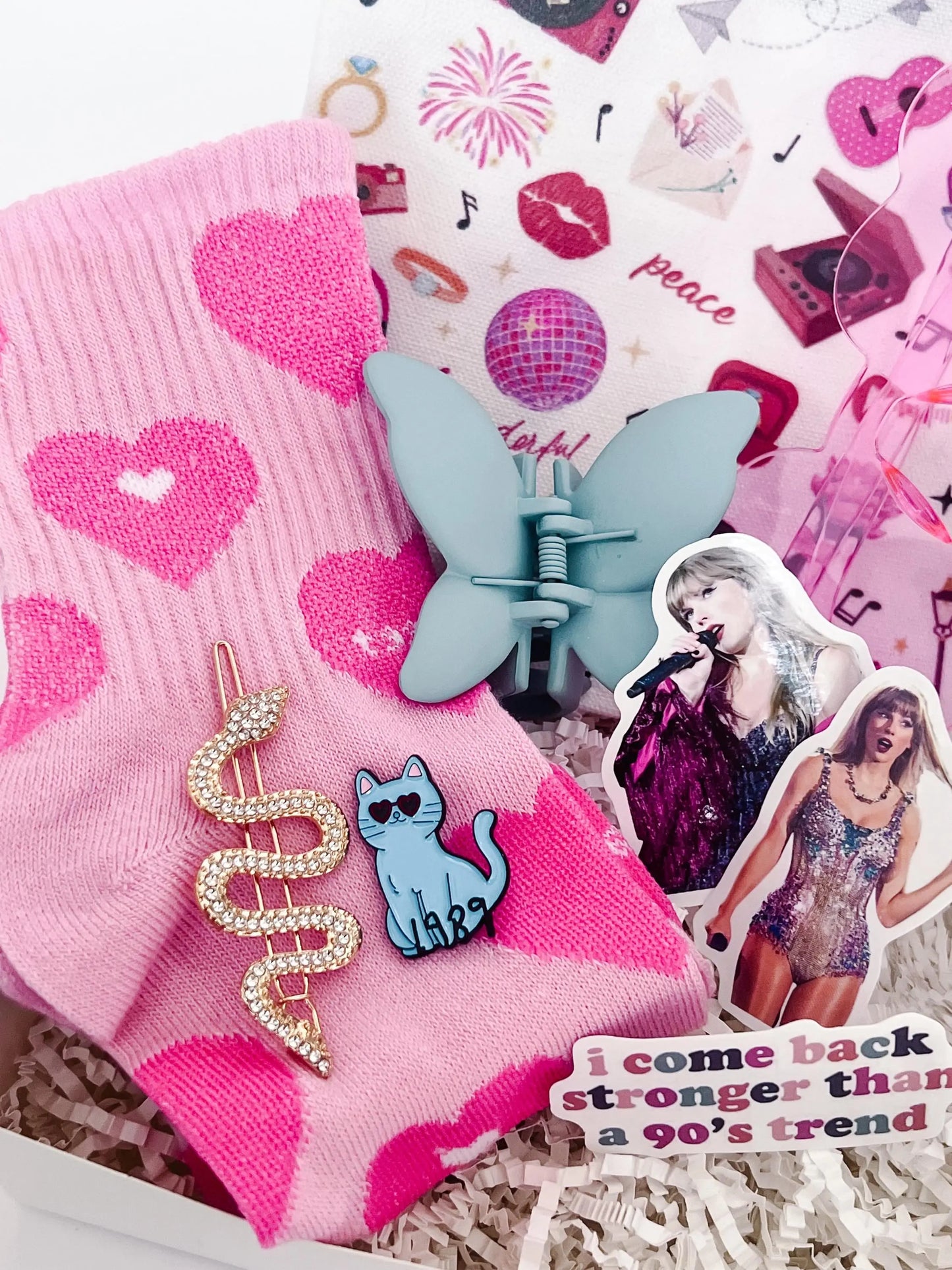 Swiftie Gift Kit – Taylor-Inspired Tumbler, Accessories & Cute Fan Favorites