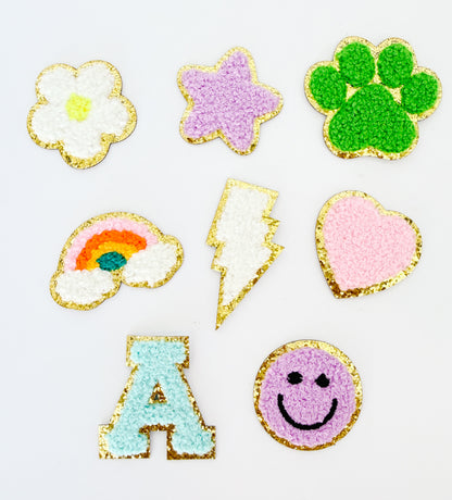 Shape Chenille Stick-on Patches