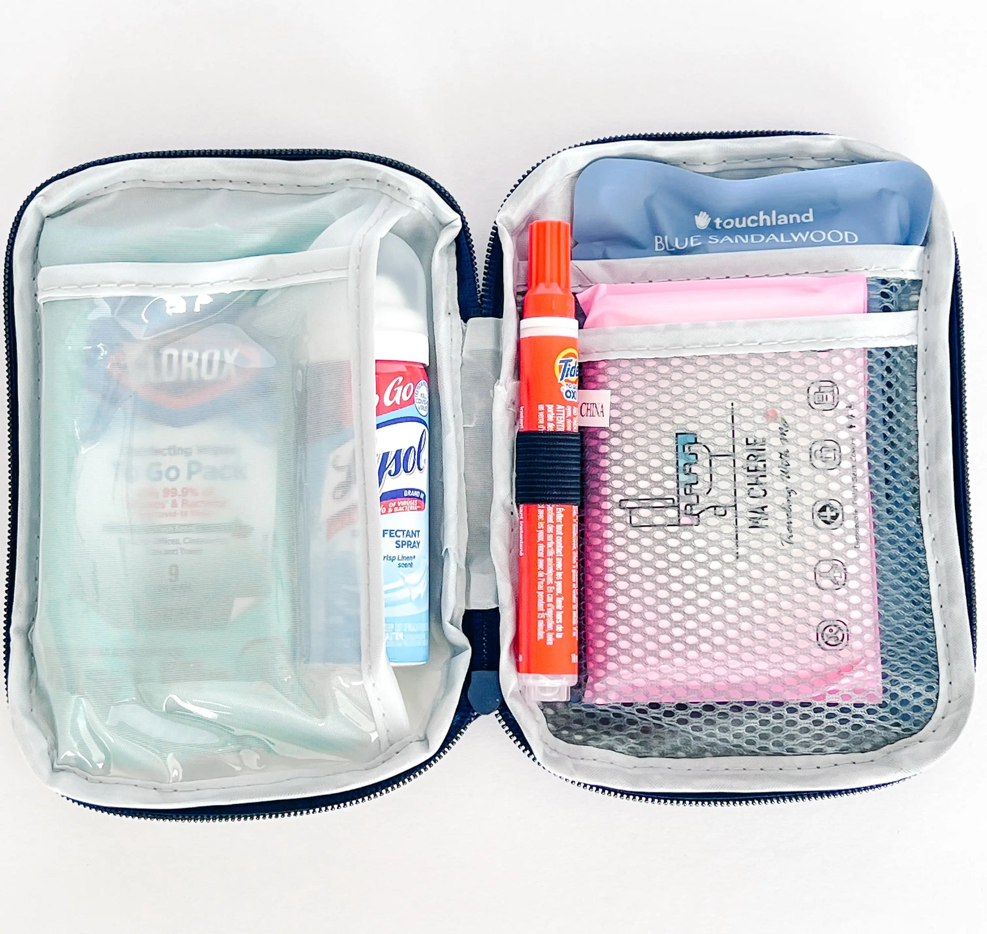Travel Cleaning Kit – On-the-Go Sanitizing Essentials in a Zipper Bag My Store