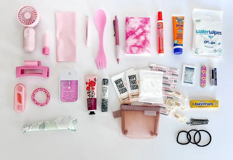 Deluxe Purse Pouch – Stylish & Compact Emergency Kit for Women - Curated Kit Co