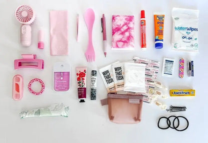 Deluxe Purse Pouch – Stylish & Compact Emergency Kit for Women - Curated Kit Co