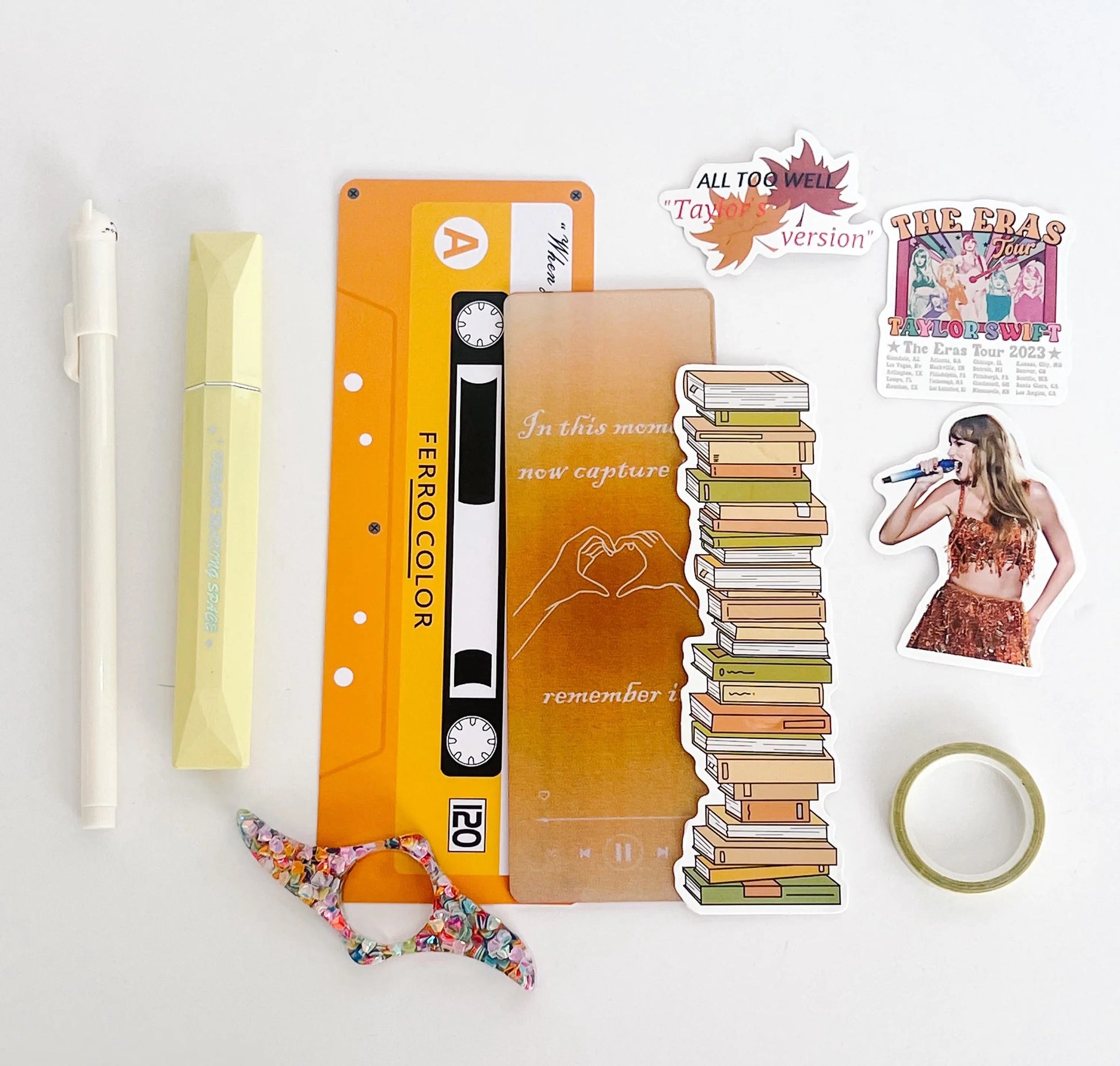Swiftie Era Book Annotation Kit – Taylor Swift-Inspired Surprise Bookish Gift Bag