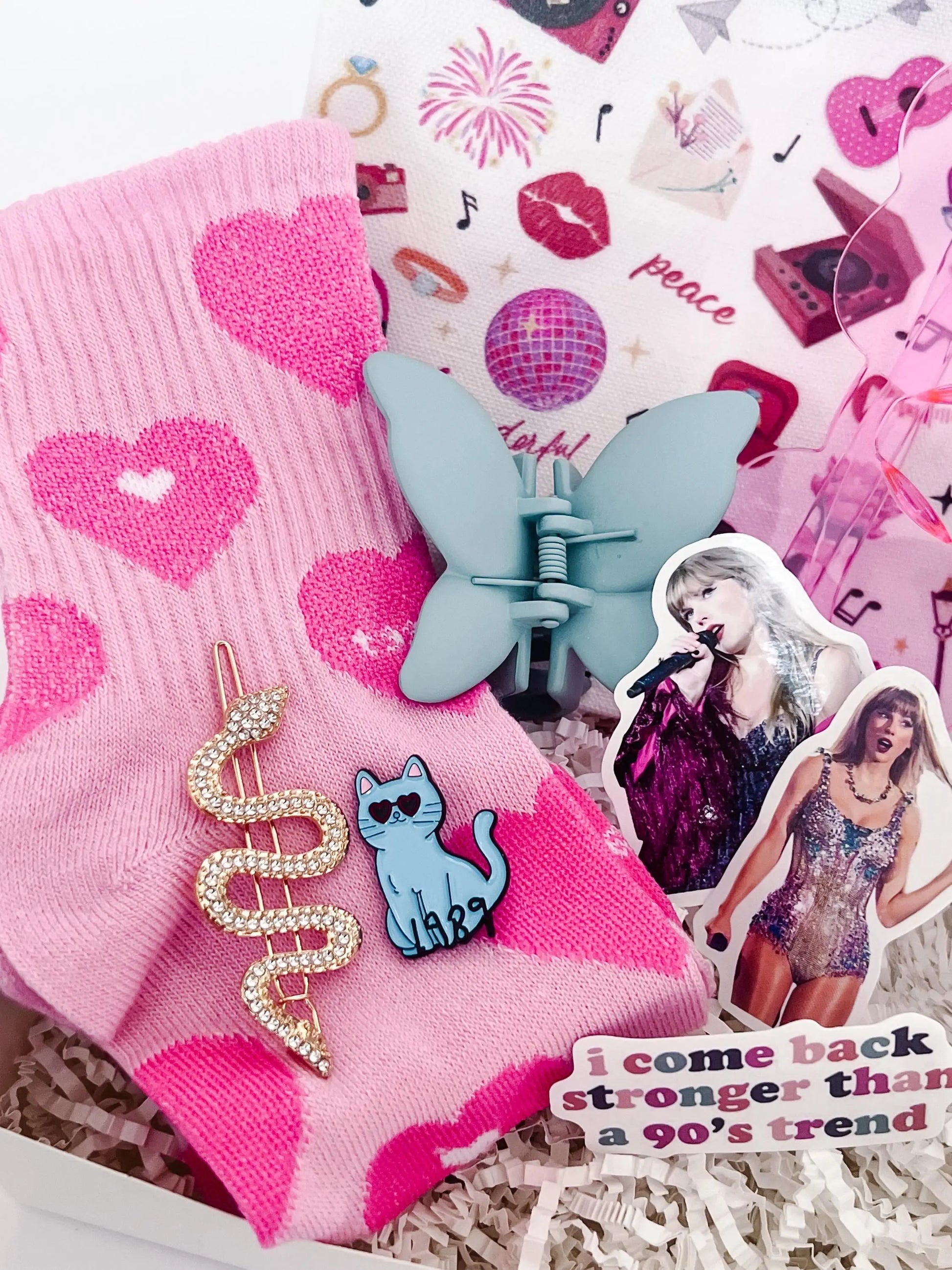 Swiftie Gift Kit – Taylor-Inspired Tumbler, Accessories & Cute Fan Favorites