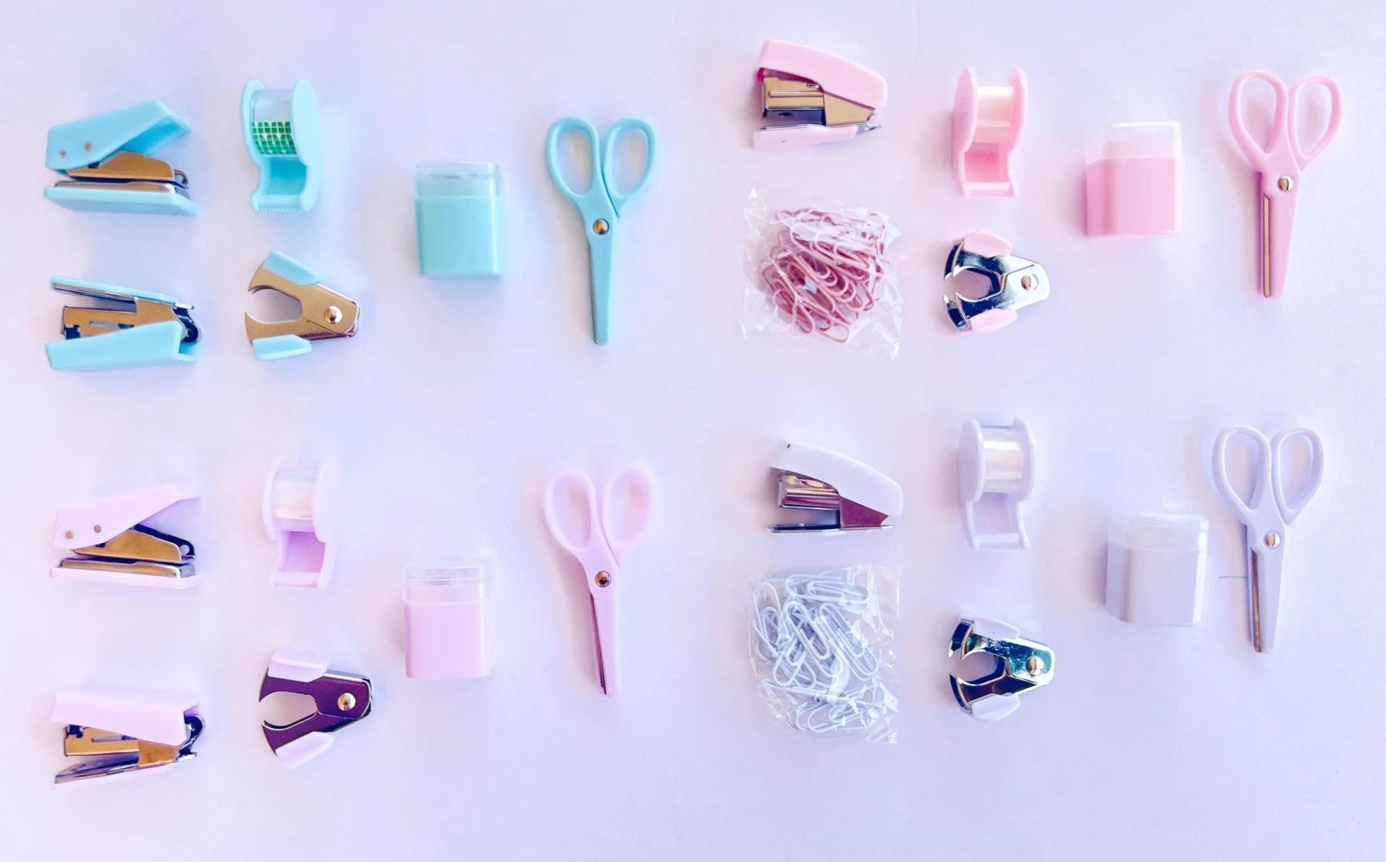 Mini Office Supply Kit – Compact School & Desk Essentials Set - Curated Kit Co