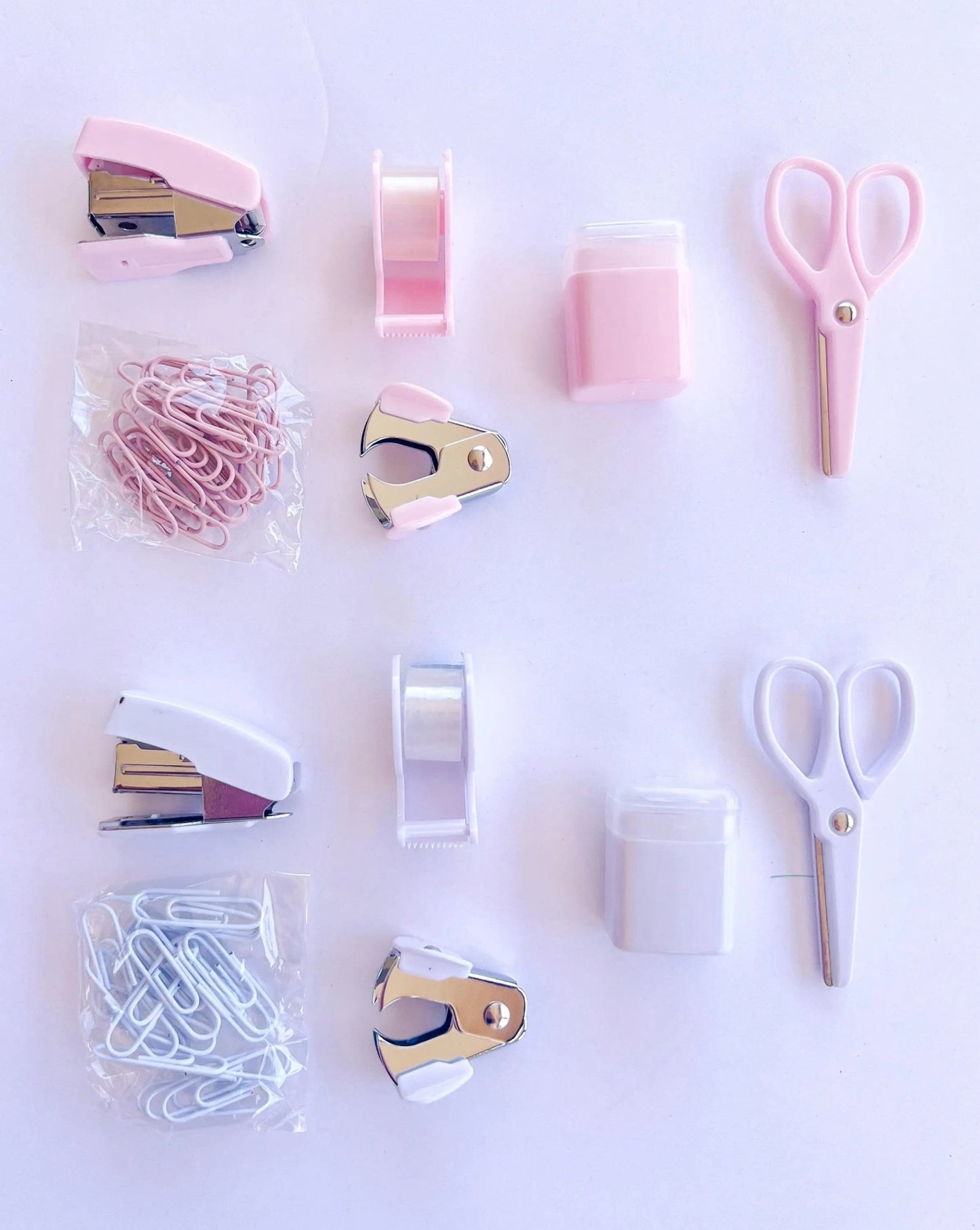 Mini Office Supply Kit – Compact School & Desk Essentials Set - Curated Kit Co