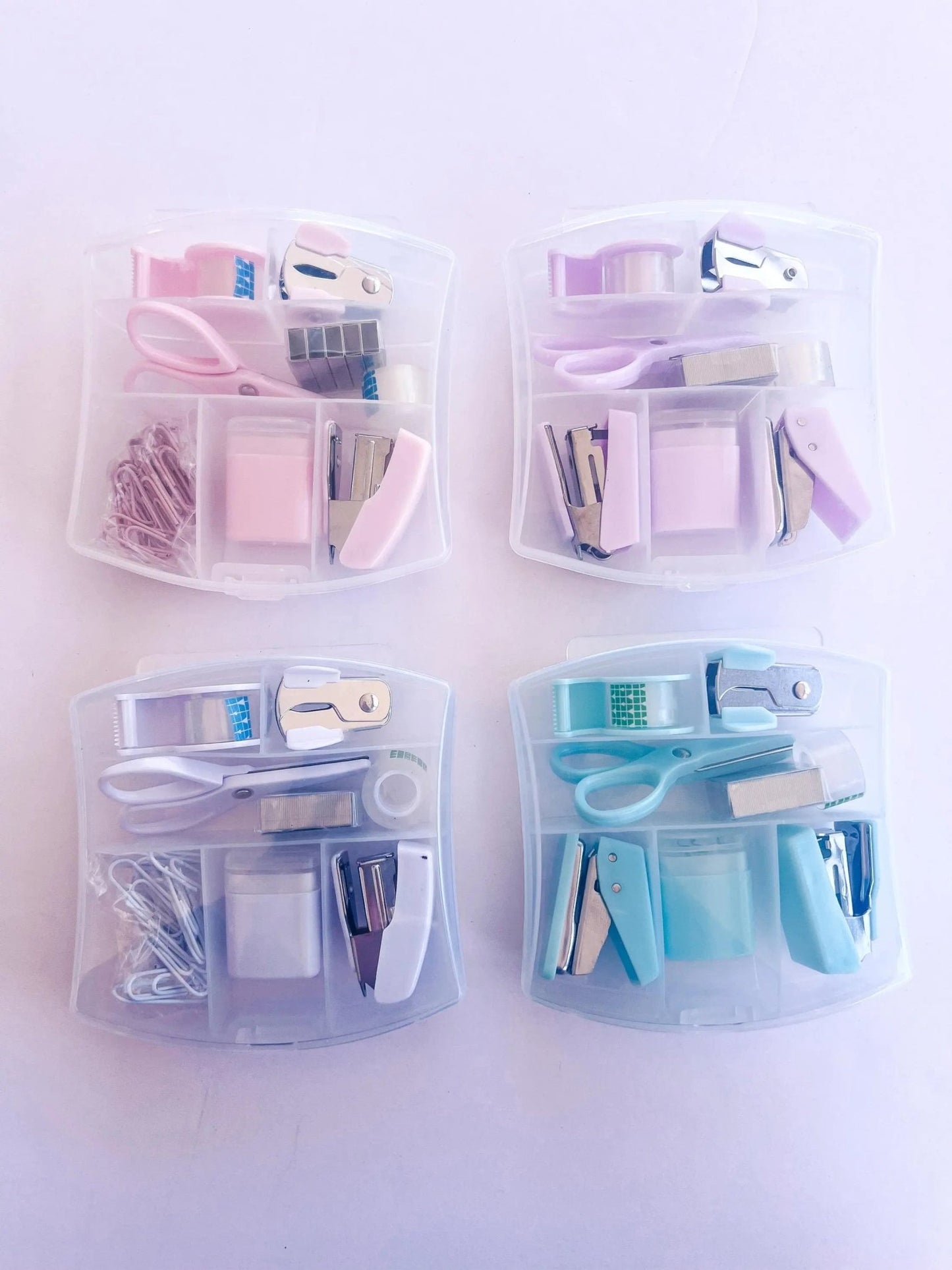 Mini Office Supply Kit – Compact School & Desk Essentials Set - Curated Kit Co