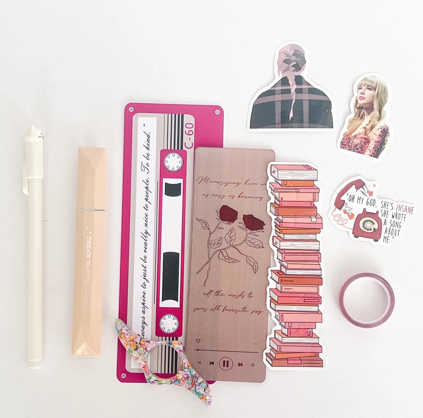 Music Lover Reading Kit – Book Annotation &amp; Stationery Set for Pop Culture Fans - Curated Kit Co