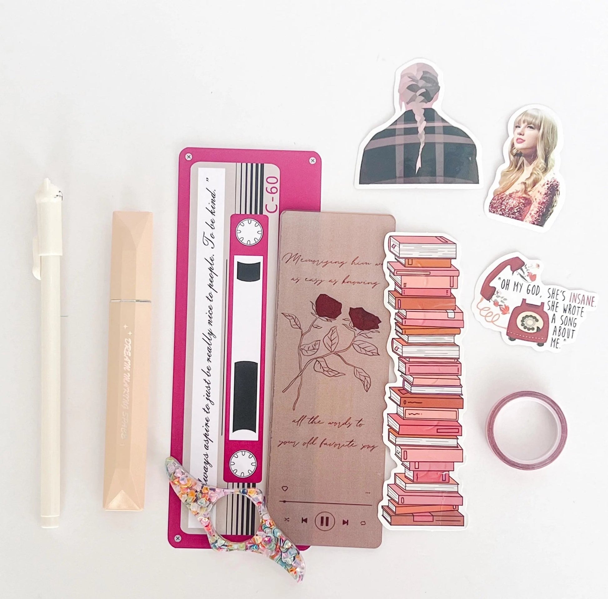 Music Lover Reading Kit – Book Annotation &amp; Stationery Set for Pop Culture Fans - Curated Kit Co