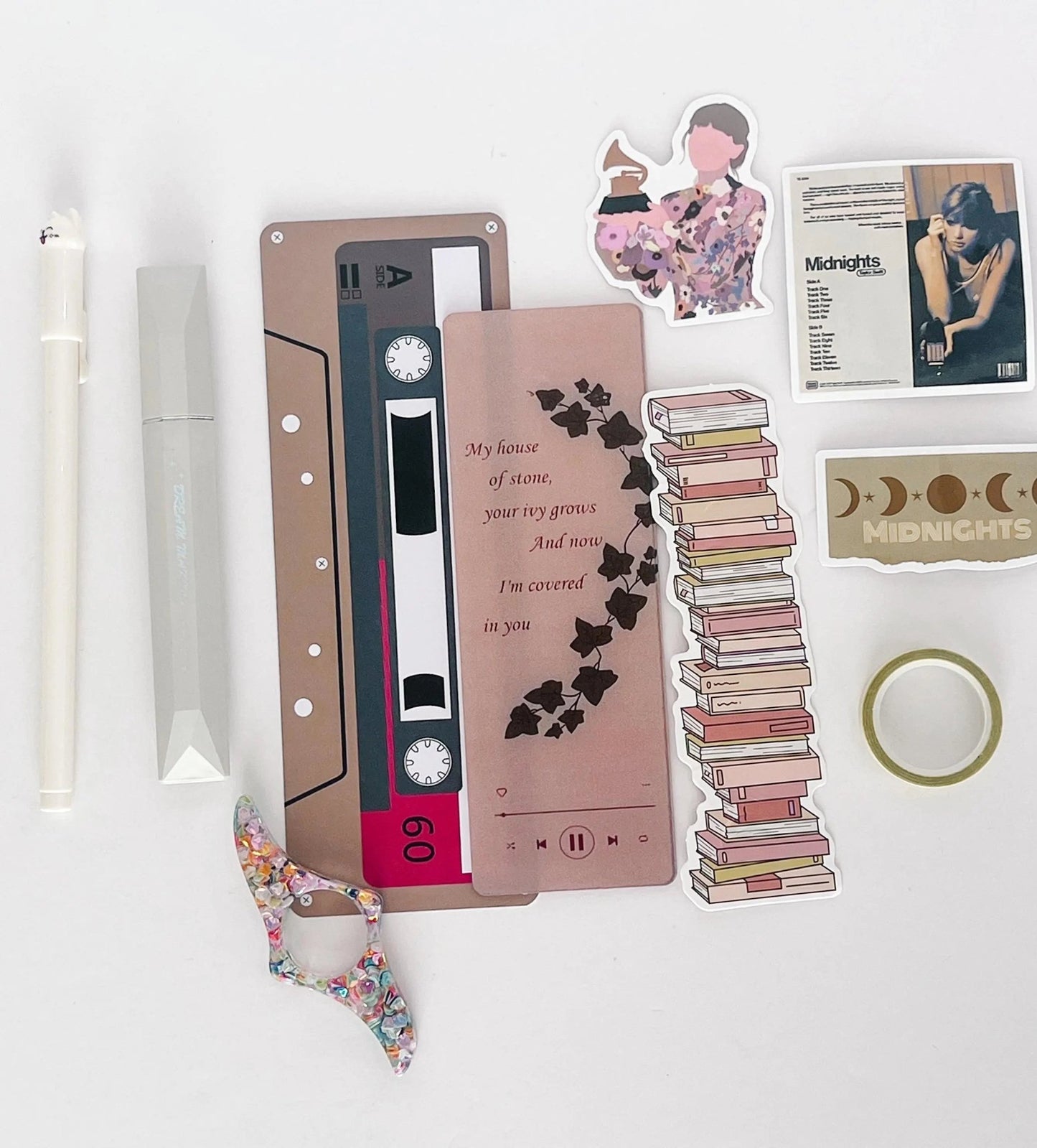 Music Lover Reading Kit – Book Annotation &amp; Stationery Set for Pop Culture Fans - Curated Kit Co
