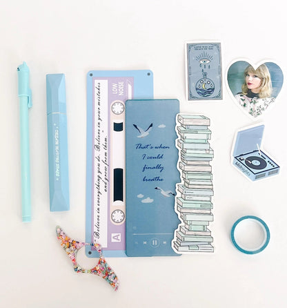 Music Lover Reading Kit – Book Annotation &amp; Stationery Set for Pop Culture Fans - Curated Kit Co