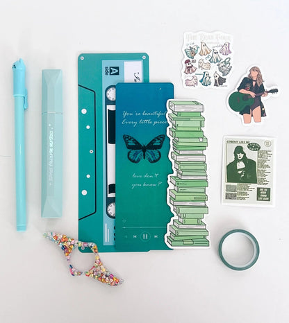 Music Lover Reading Kit – Book Annotation &amp; Stationery Set for Pop Culture Fans - Curated Kit Co