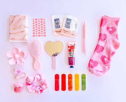 School Emergency Kit for Girls – The Teen Kit in Pink - Curated Kit Co