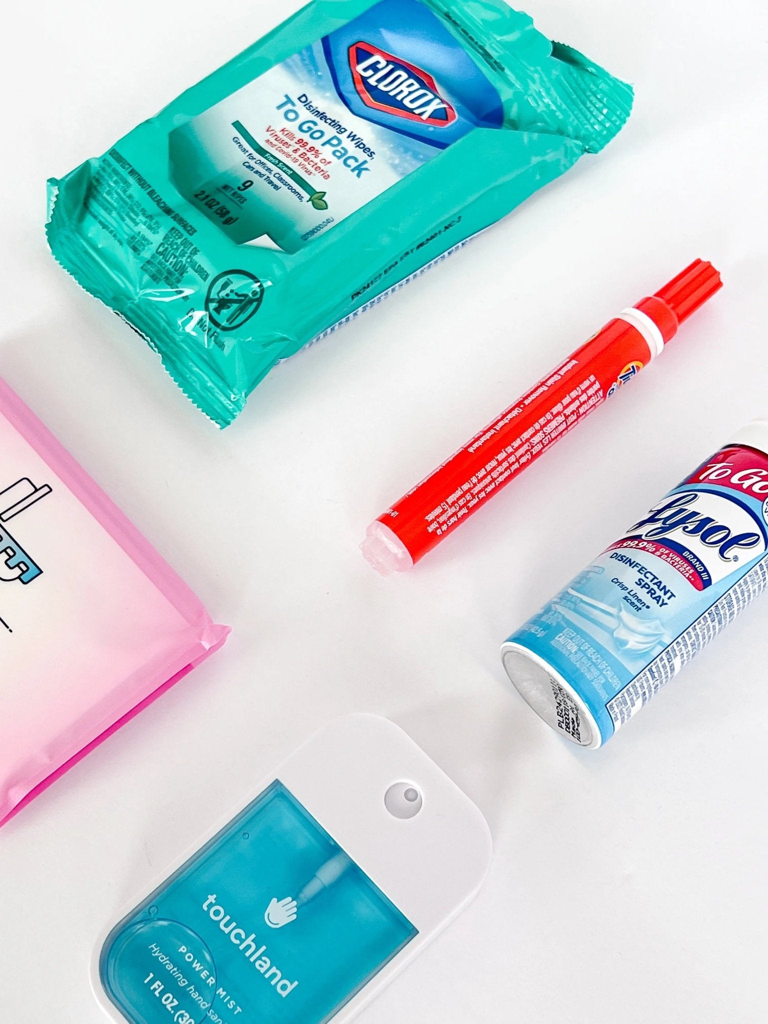 Travel Disinfectant Kit – All-in-One Portable Cleaning Essentials - Curated Kit Co